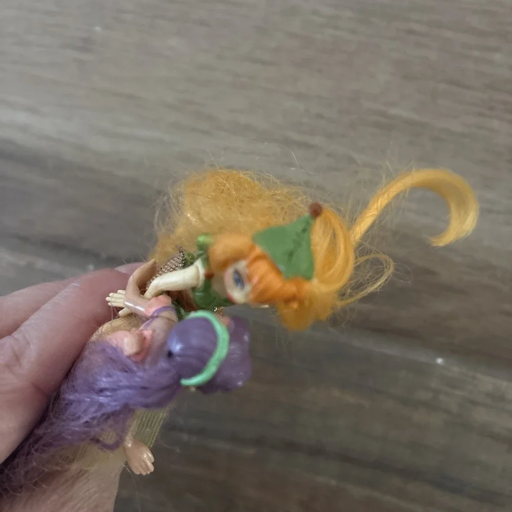 Disney Fairies Pixies Dolls Playset Tiny Mini Fairy Lot Of 2- See Notes